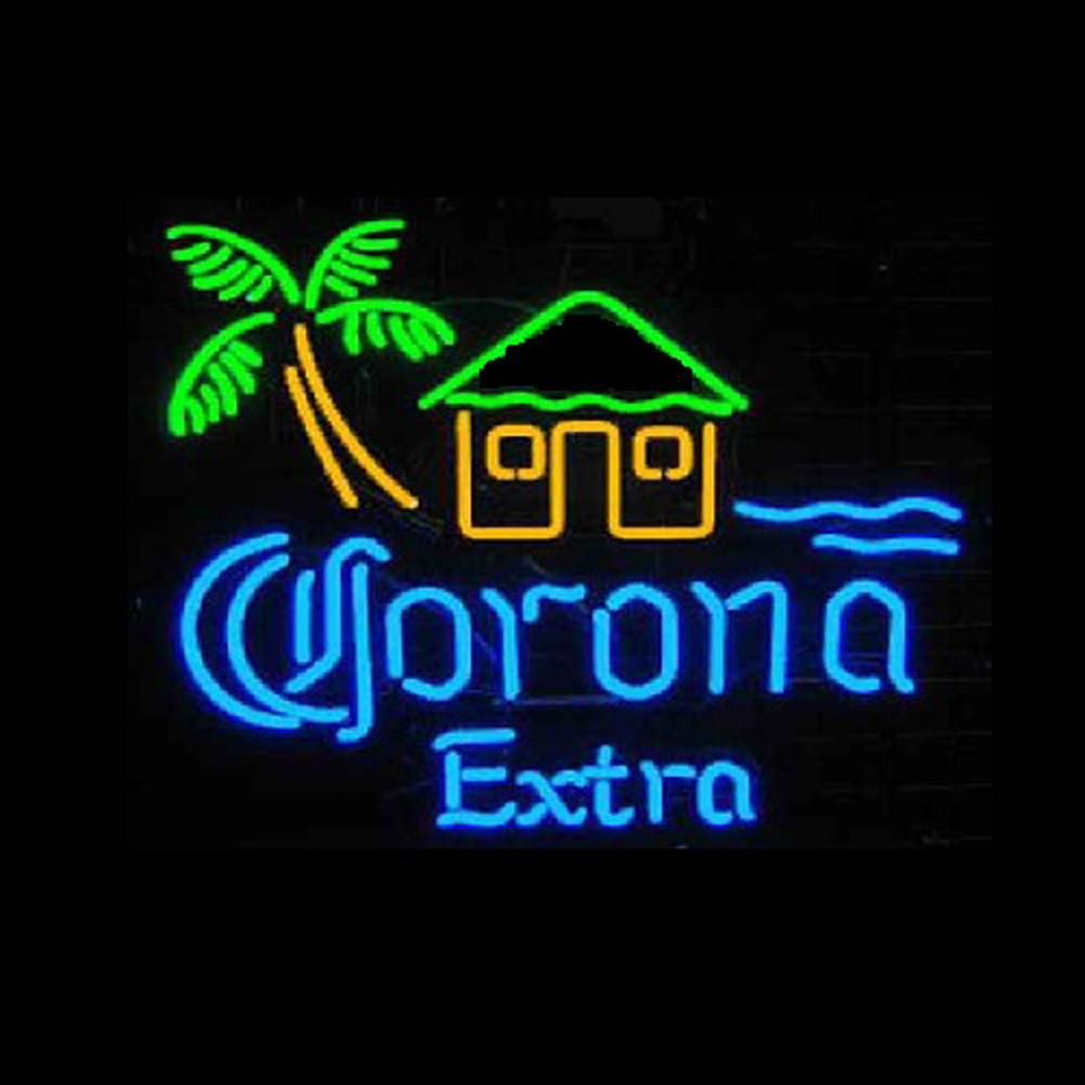 Corona Extra Beach Hut Neon Sign